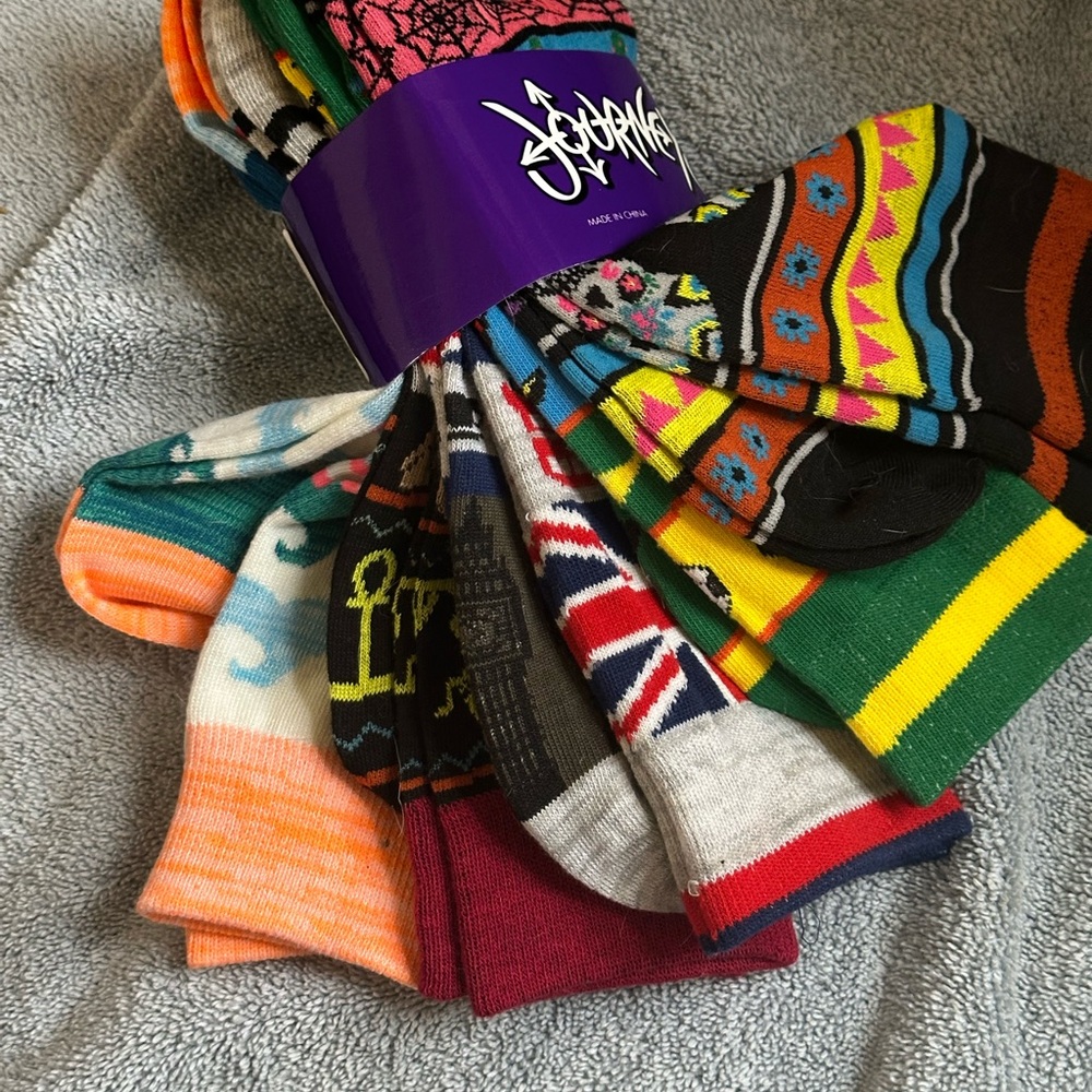 Vibrant Multicolor Socks by Journey.